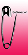When spinal vertebrae pinch or choke nerves, affected organs and tissues don’t work the way they should and ill-health results. Safety pin open