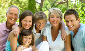 Everyone can benefit from chiropractic care Happy chiropractic family
